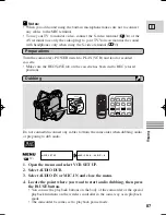 Preview for 87 page of Canon ZR 40 Instruction Manual