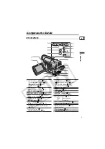 Предварительный просмотр 9 страницы Canon ZR200 Instruction Manual