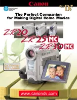 Предварительный просмотр 1 страницы Canon ZR30 MC Brochure