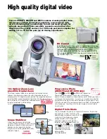 Предварительный просмотр 2 страницы Canon ZR30 MC Brochure