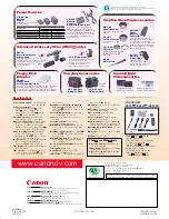 Предварительный просмотр 6 страницы Canon ZR30 MC Brochure