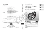 Canon ZR45 MC Instruction Manual preview