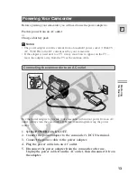 Предварительный просмотр 13 страницы Canon ZR45 MC Instruction Manual