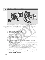 Предварительный просмотр 14 страницы Canon ZR45 MC Instruction Manual