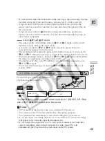 Предварительный просмотр 23 страницы Canon ZR45 MC Instruction Manual