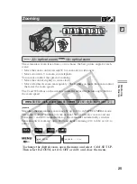 Предварительный просмотр 25 страницы Canon ZR45 MC Instruction Manual