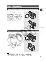 Предварительный просмотр 27 страницы Canon ZR45 MC Instruction Manual