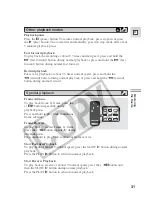 Предварительный просмотр 31 страницы Canon ZR45 MC Instruction Manual