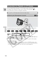 Предварительный просмотр 34 страницы Canon ZR45 MC Instruction Manual