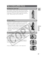 Предварительный просмотр 37 страницы Canon ZR45 MC Instruction Manual