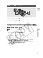 Предварительный просмотр 53 страницы Canon ZR45 MC Instruction Manual