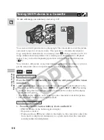 Предварительный просмотр 56 страницы Canon ZR45 MC Instruction Manual