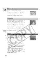 Предварительный просмотр 62 страницы Canon ZR45 MC Instruction Manual