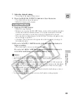 Предварительный просмотр 69 страницы Canon ZR45 MC Instruction Manual