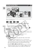 Предварительный просмотр 72 страницы Canon ZR45 MC Instruction Manual