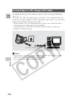 Предварительный просмотр 102 страницы Canon ZR45 MC Instruction Manual