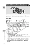 Предварительный просмотр 124 страницы Canon ZR45 MC Instruction Manual