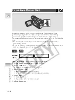 Предварительный просмотр 126 страницы Canon ZR45 MC Instruction Manual