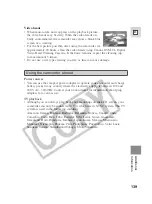 Предварительный просмотр 139 страницы Canon ZR45 MC Instruction Manual