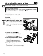 Preview for 28 page of Canon ZR70 MC A Instruction Manual