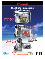 Canon ZR80 Brochure предпросмотр