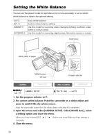 Предварительный просмотр 54 страницы Canon ZR80 Instruction Manual