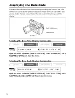 Preview for 70 page of Canon ZR80 Instruction Manual