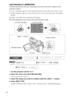 Предварительный просмотр 112 страницы Canon ZR80 Instruction Manual