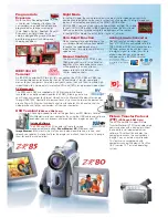 Preview for 3 page of Canon ZR90 Brochure