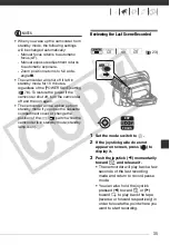 Предварительный просмотр 35 страницы Canon ZR950 A Instruction Manual