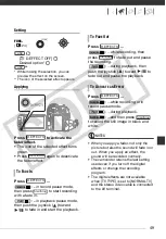 Предварительный просмотр 49 страницы Canon ZR950 A Instruction Manual