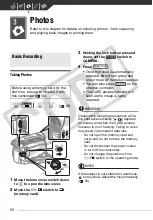 Предварительный просмотр 50 страницы Canon ZR950 A Instruction Manual