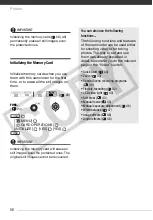 Предварительный просмотр 56 страницы Canon ZR950 A Instruction Manual