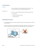 Предварительный просмотр 4 страницы CanonTRANSFLO Express DR-6030C Cleaning Instruction Manual