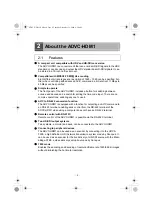 Предварительный просмотр 7 страницы Canopus ADVC-HDM1 User Manual