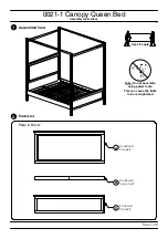 CANOPY 0021-1 Assembly Instructions Manual предпросмотр