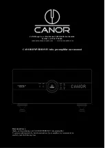 Preview for 2 page of Canor HYPERION P1 User Manual