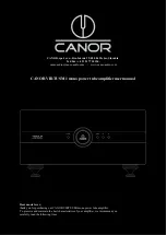 Предварительный просмотр 2 страницы Canor Virtus M1 User Manual