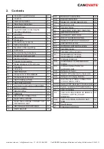 Preview for 3 page of Canovate Can BREEZE 14 kW Operating And Maintenance Instructions Manual