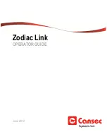 Preview for 1 page of Cansec Zodiac Link Operator'S Manual