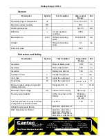 Preview for 9 page of Cantec Systems CHFC-3 Installation And User Manual