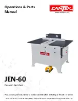 Cantek JEN-60 Operations & Parts Manual предпросмотр