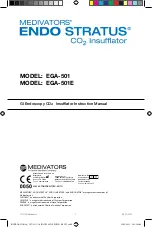 Preview for 1 page of Cantel Medical MEDIVATORS ENDO STRATUS EGA-501 Instruction Manual