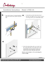 Предварительный просмотр 5 страницы CANTERBURY ARENA Z3312-44 Installation Instructions Manual