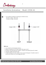 Предварительный просмотр 6 страницы CANTERBURY ARENA Z3312-44 Installation Instructions Manual