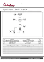 Предварительный просмотр 7 страницы CANTERBURY ARENA Z3312-44 Installation Instructions Manual