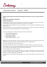 Preview for 2 page of CANTERBURY Z1408 Quick Start Manual