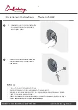 Preview for 6 page of CANTERBURY Z3460 Quick Start Manual