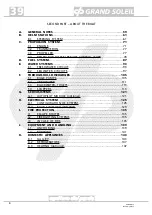 Предварительный просмотр 4 страницы Cantiere Del Pardo Grand Soleil 39 Owner'S Manual