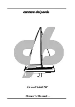 Cantiere Del Pardo Grand Soleil 50 Owner'S Manual preview